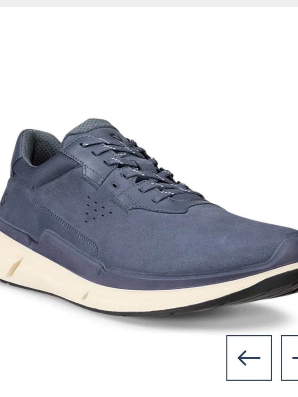 LIKE NEW: Men’s Ecco Biom 2.2 Casual Leather Sneaker in Ombré/Navy, sz 10-10.5